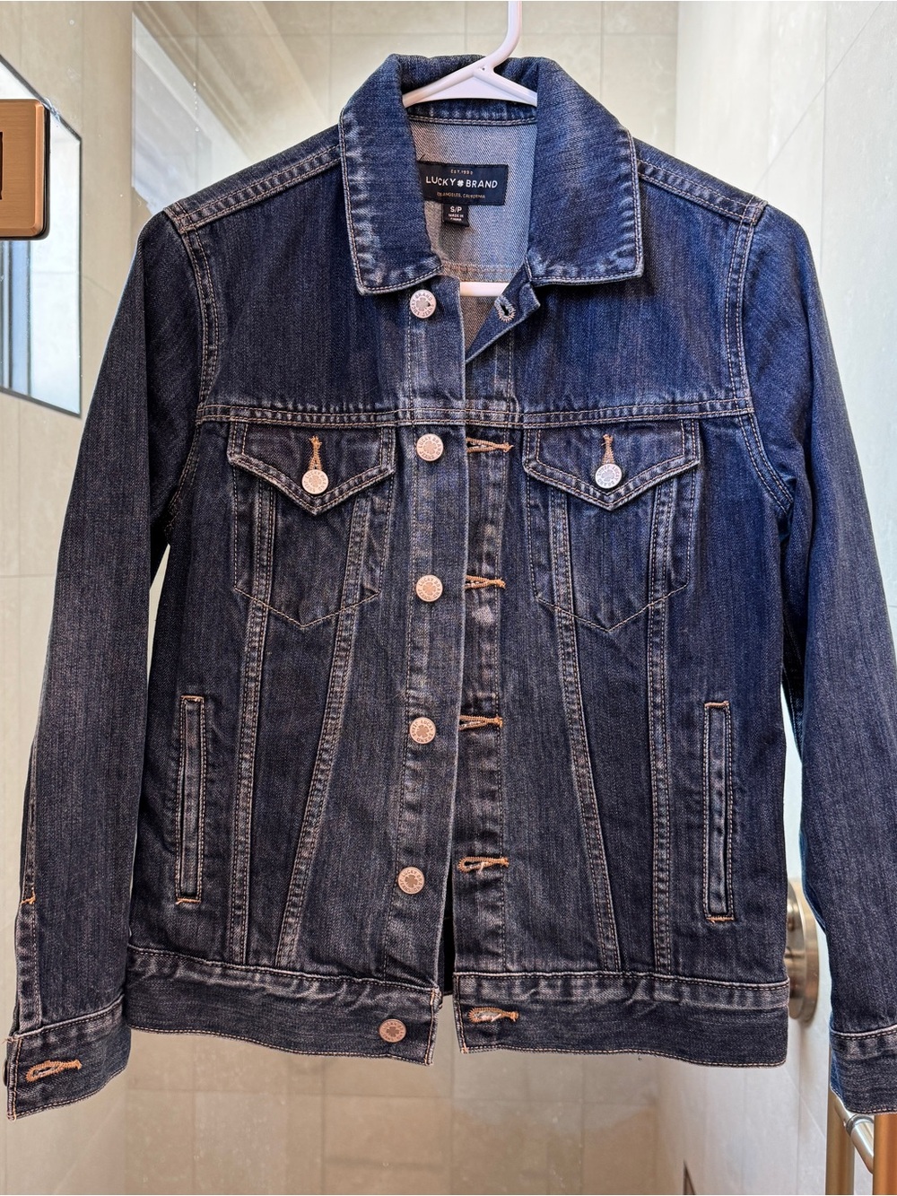Lucky Brand Dark Blue Jean Jacket